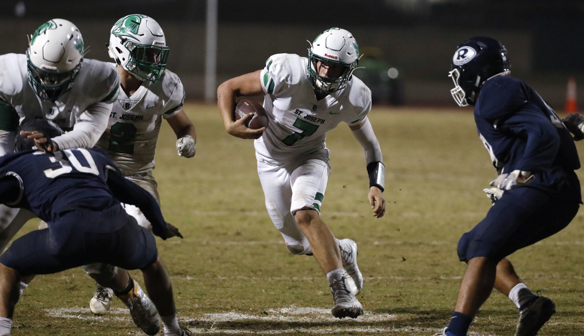 St. Joseph Football versus Redwood CIF Football Matchup
